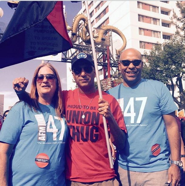 Hanging out with "Proud Union Thug" Tom Morello