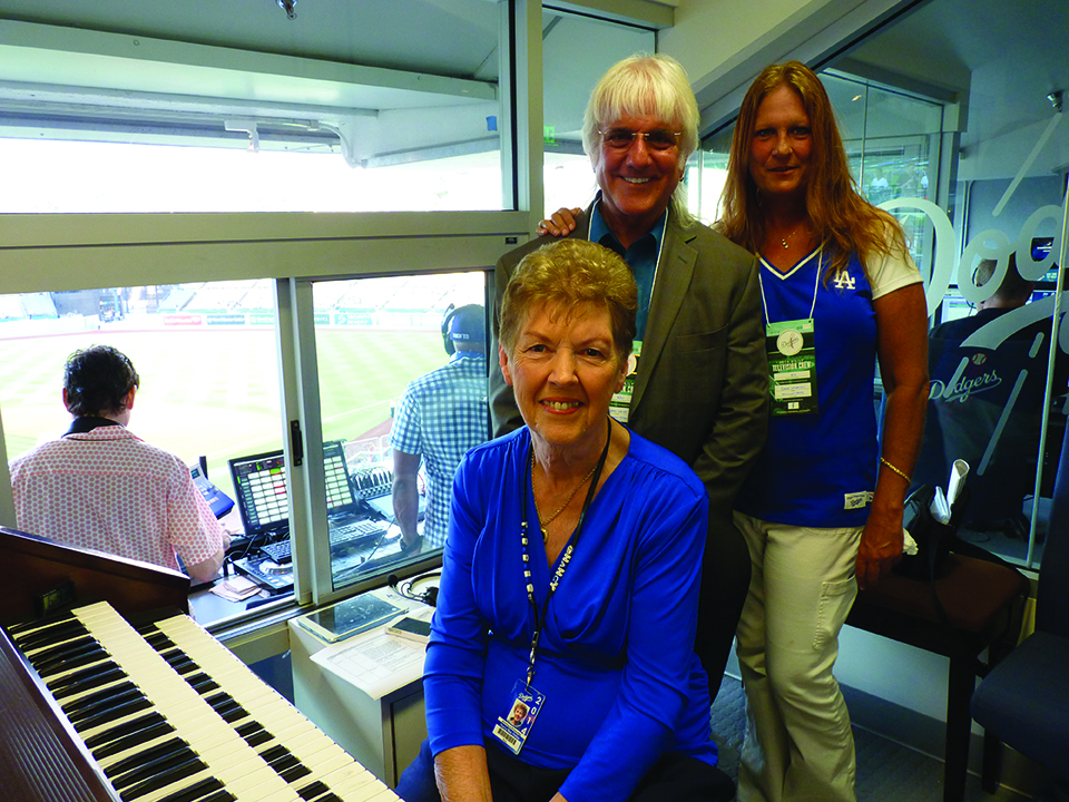 Local 47 Secretary/Treasurer Gary Lasley and Live Performance Assistant to the President Diane Lauerman stopped by Dodger Stadium for a visit last season.